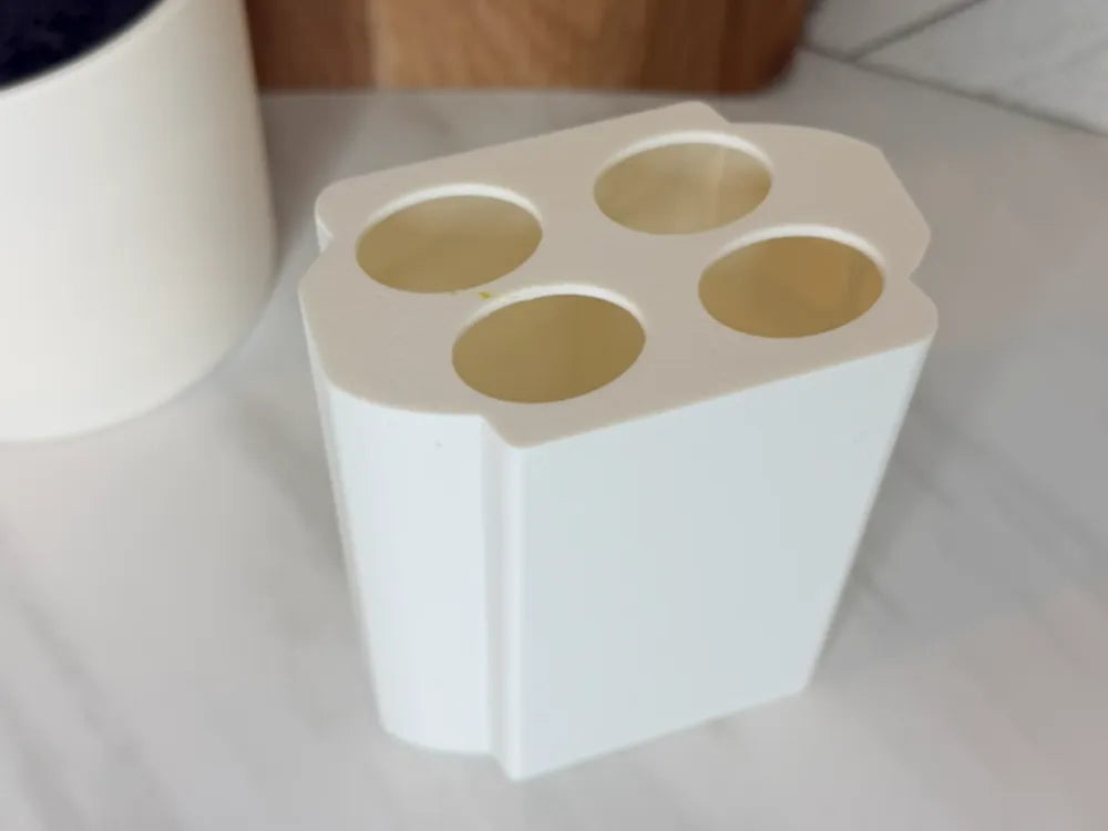 Magically Interchangeable Toothbrush Insert for Soap Holder Bases