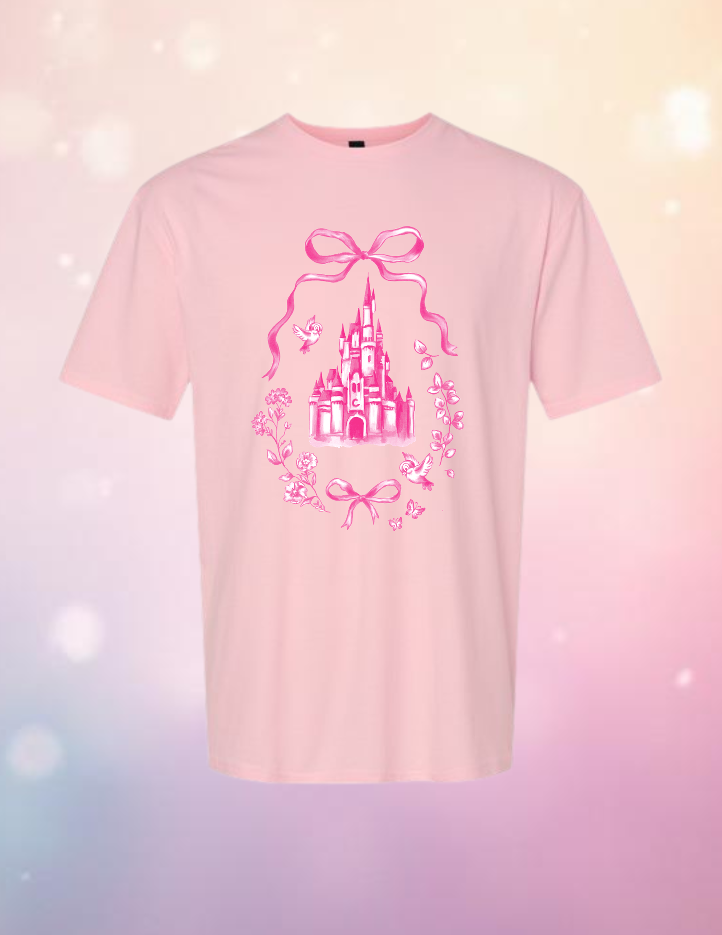 Magical Coquette Castle with Bow T-Shirt