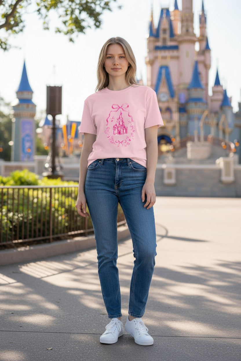 Magical Coquette Castle with Bow T-Shirt