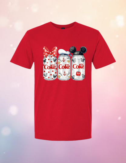 Magical Diet Soda Can with Characters T-Shirt