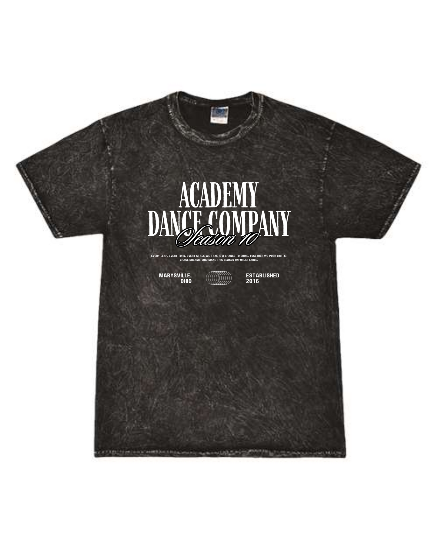 Adult ADC Competition T-Shirt Mineral Wash Black