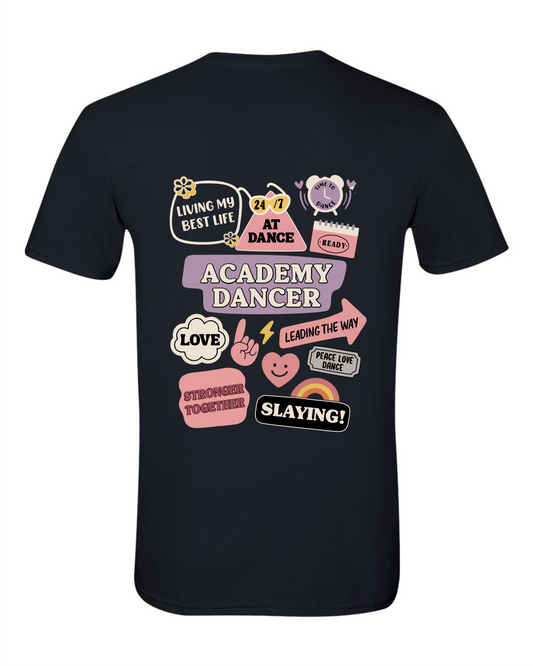 Academy Short Sleeve T-Shirt (Word Bubble)