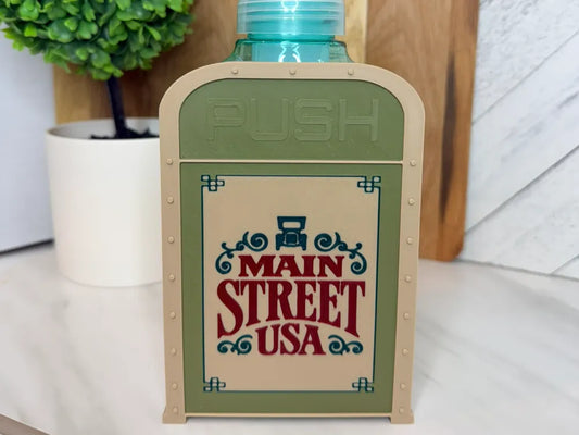Magically Interchangeable Main Street Trash Can Cover (Base Not Included)