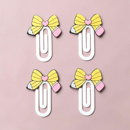 Bow Pencil Paper Clips