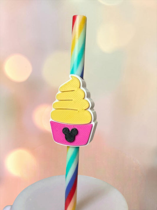 Magical Dole Whip Straw Topper