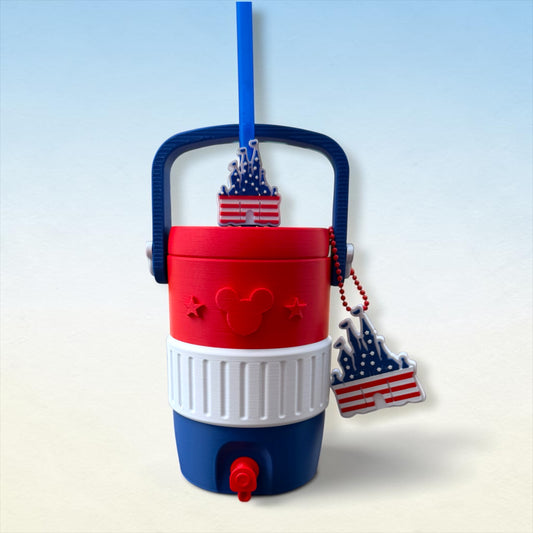 Magical Patriotic Mouse Can Holder 12 oz.