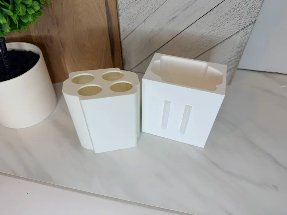 Magically Interchangeable Toothbrush Insert for Soap Holder Bases