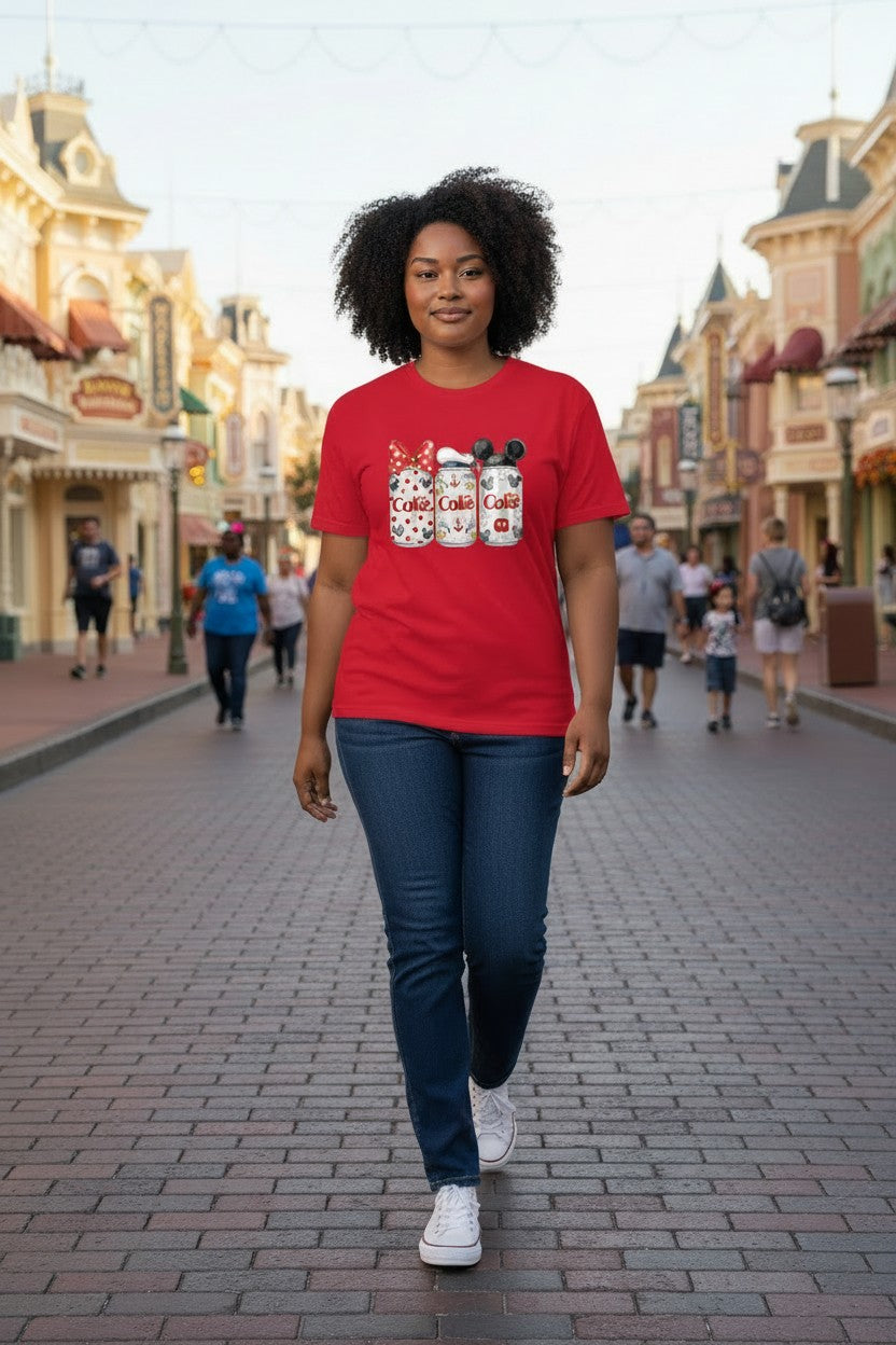 Magical Diet Soda Can with Characters T-Shirt